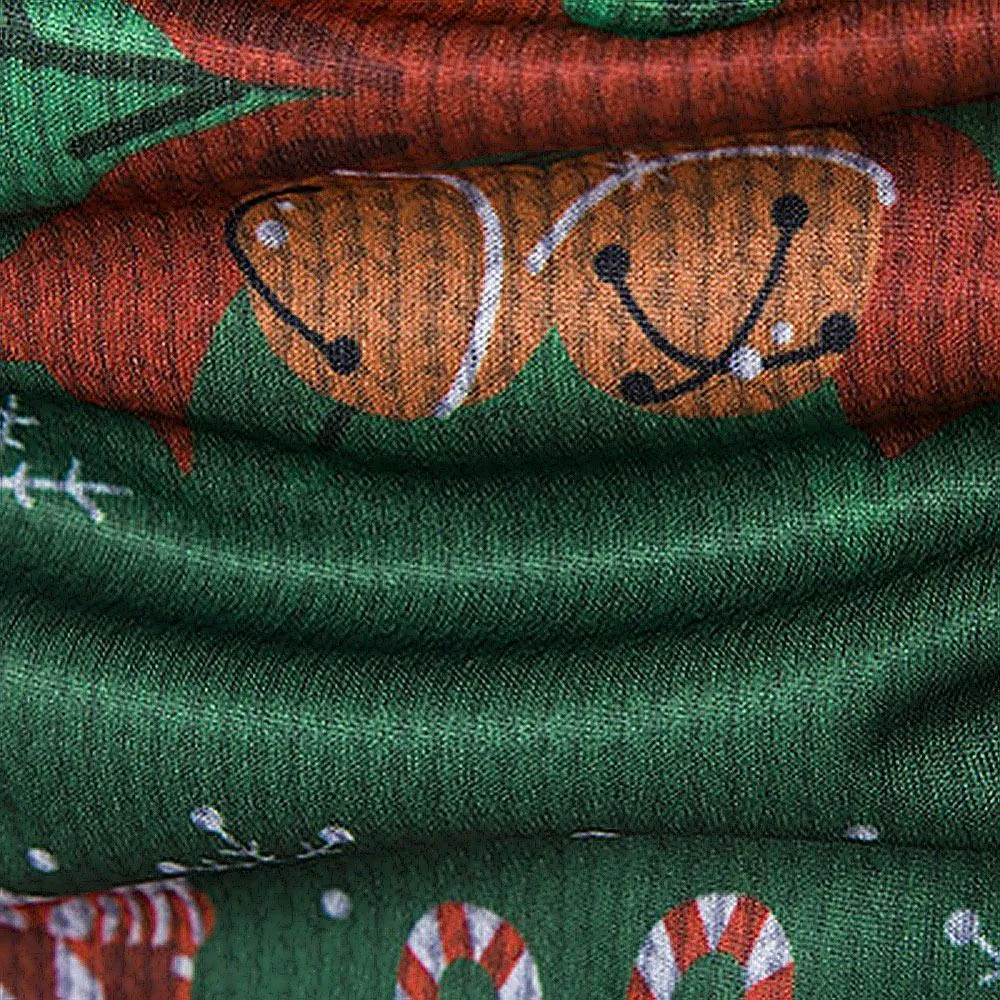 3D Christmas Crew Neck Mens Shirt