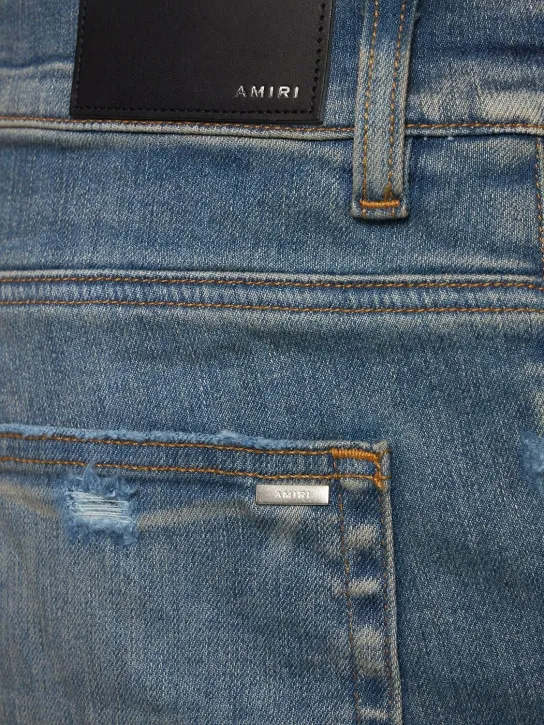 Amiri   15cm MX1 bandana tapered denim jeans 