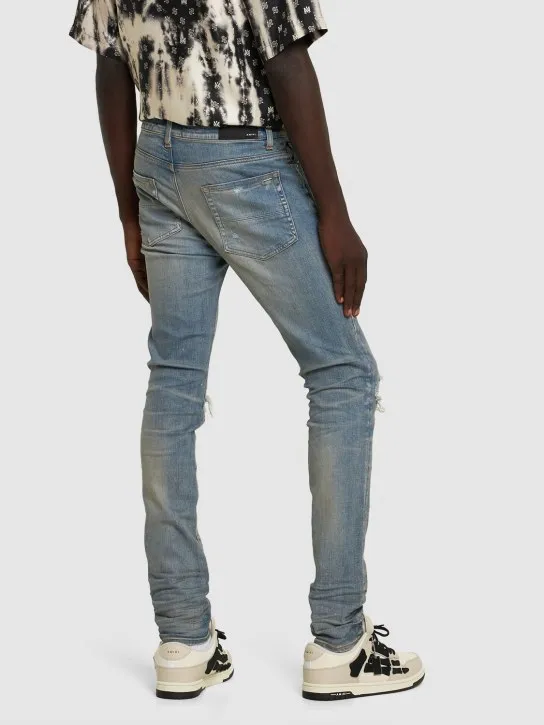 Amiri   15cm MX1 bandana tapered denim jeans 