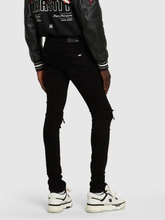 Amiri   15cm MX1 bandana tapered denim jeans 
