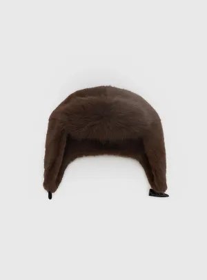 Anzella – Earthy brown – Trapper hat