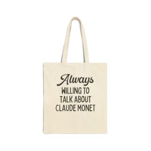 Art History Tote Bag: Monet