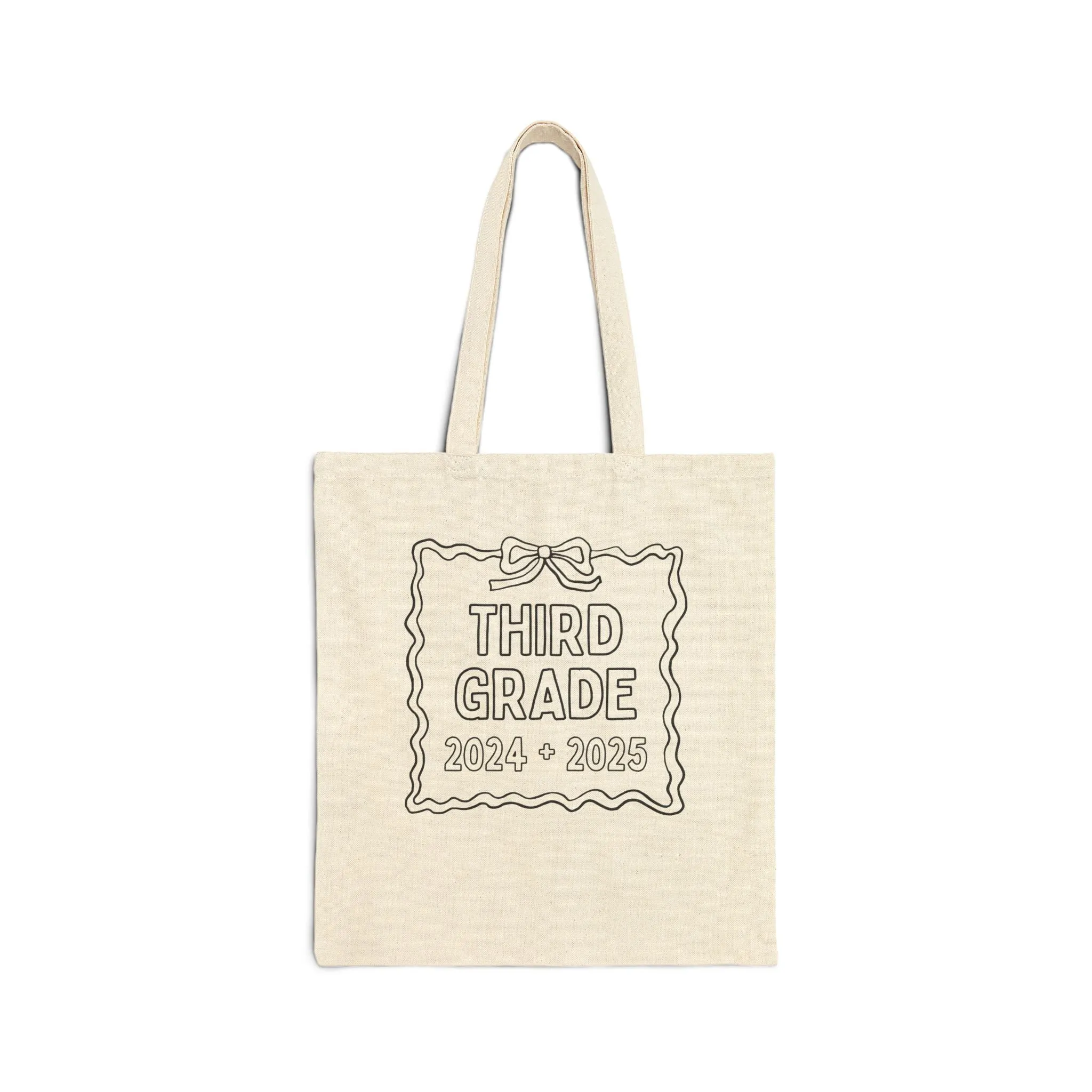 Autograph or Coloring Tote: Third Grade