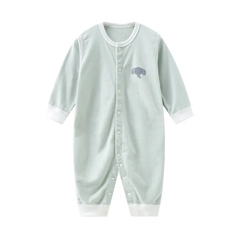 Baby Thin Romper Pure Color