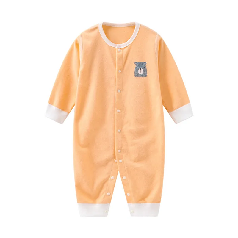 Baby Thin Romper Pure Color