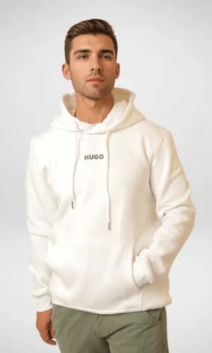 Basic Hoodie For Men (White)