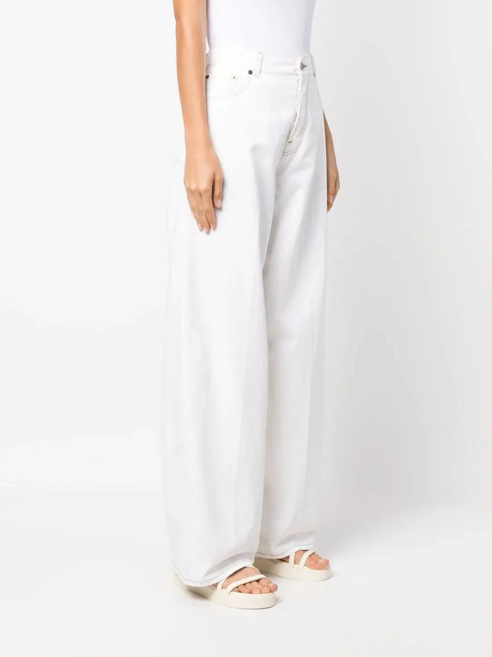 Bethany Twill Jeans in White
