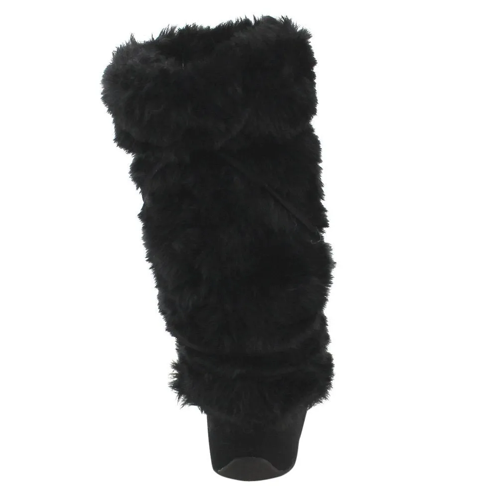 Blossom Womens Tara-Hi Pom Pom Winter Fashion Boots