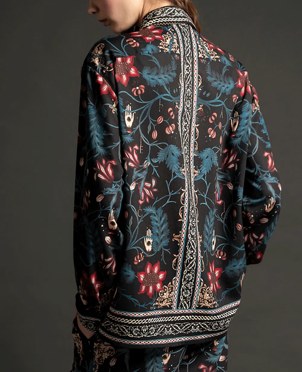 BLOUSE "METAPHYSICAL" MULTICOLOR