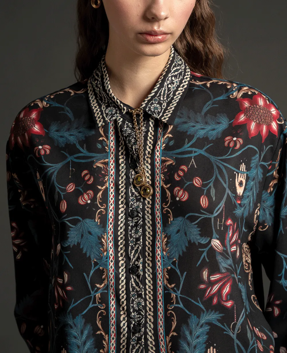BLOUSE "METAPHYSICAL" MULTICOLOR
