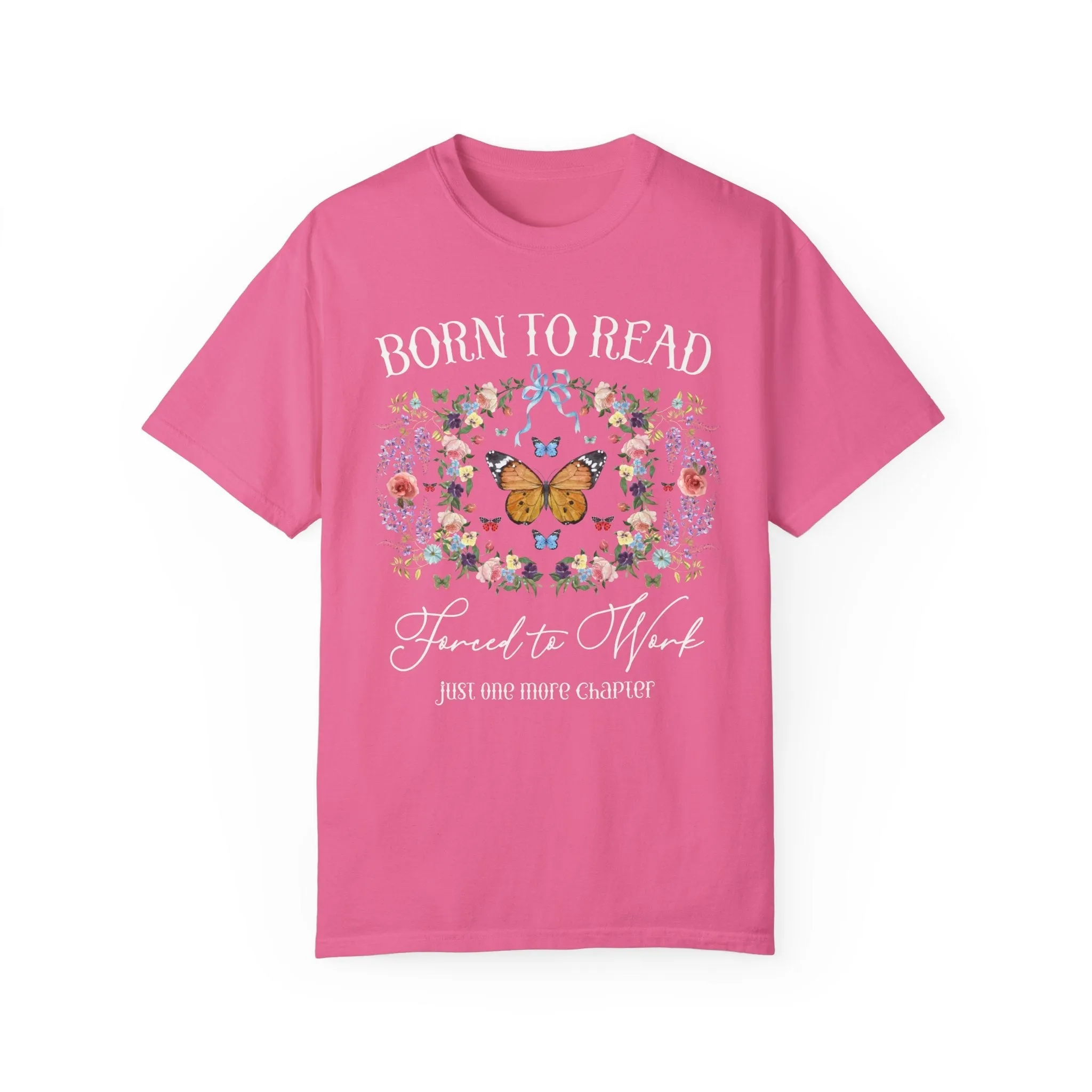 Born to Read Floral Tee