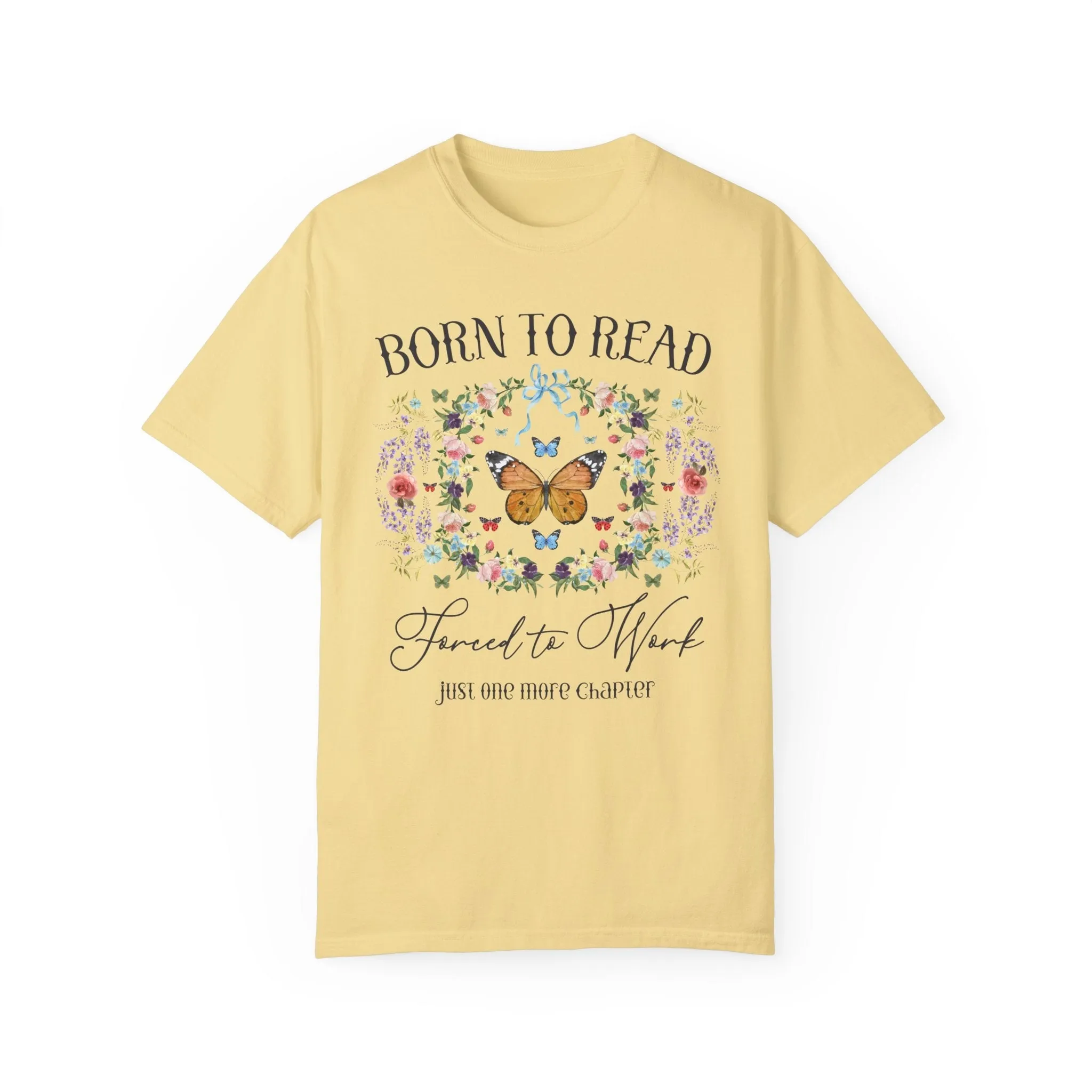 Born to Read Floral Tee