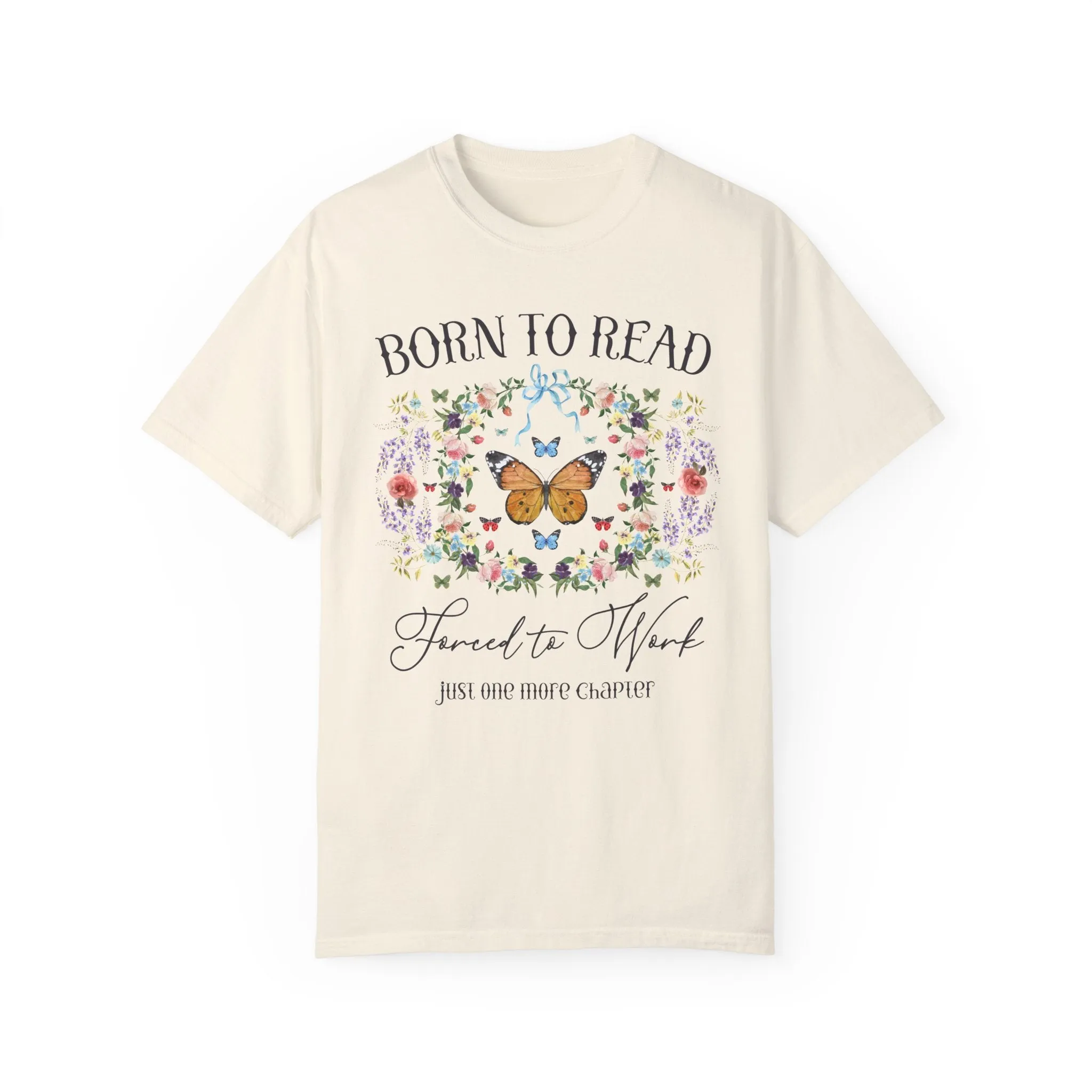Born to Read Floral Tee