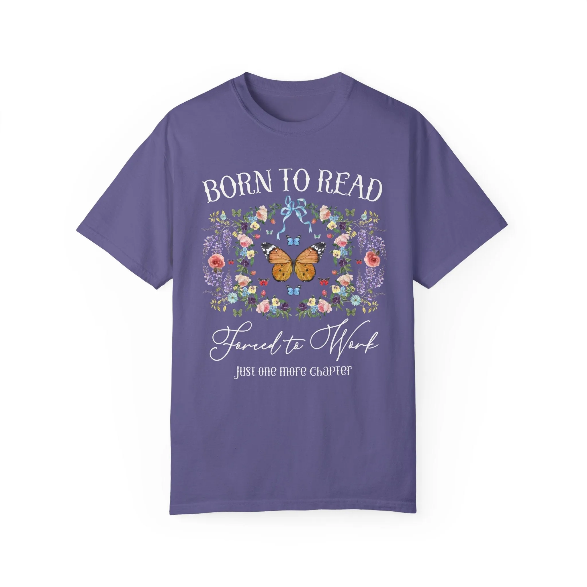 Born to Read Floral Tee