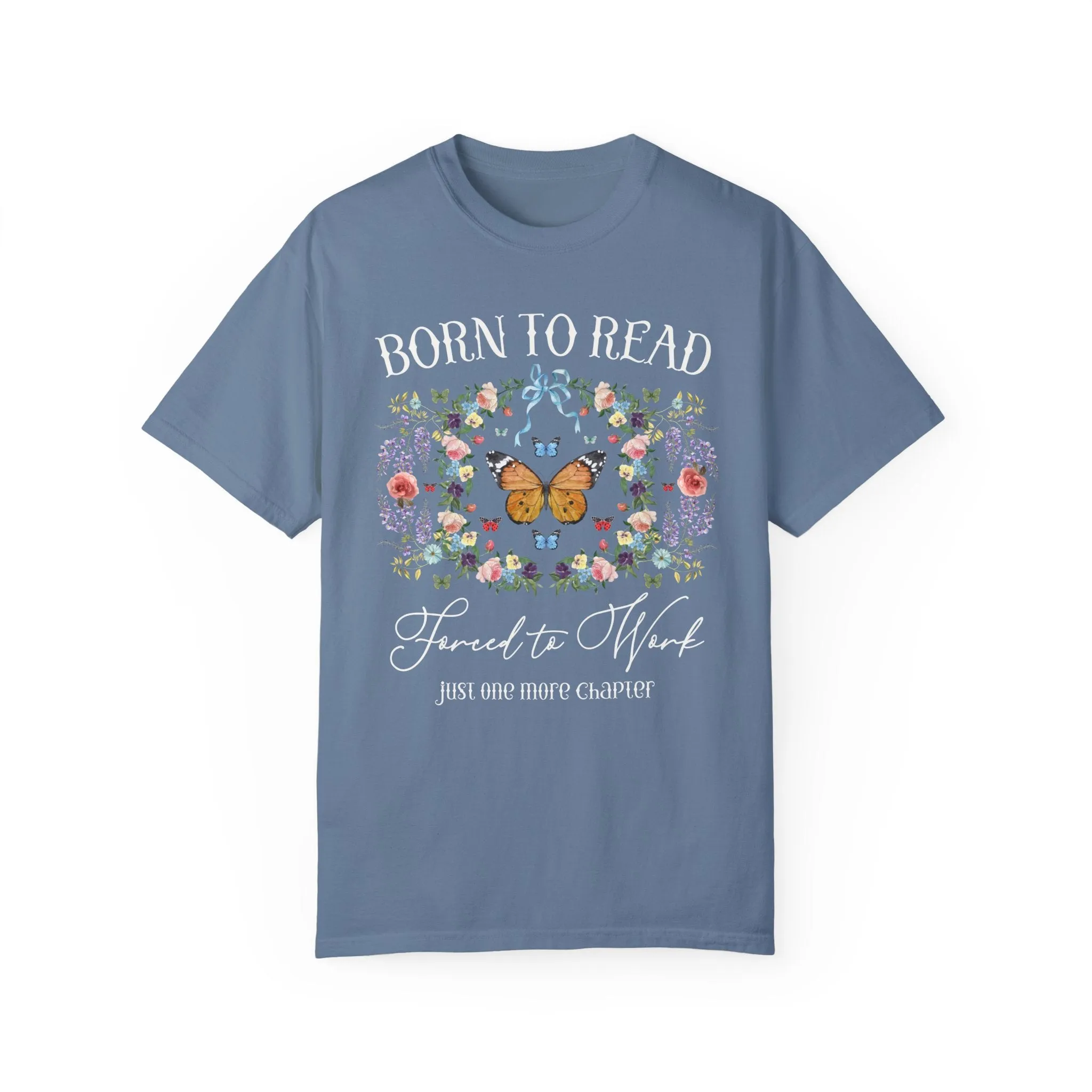 Born to Read Floral Tee