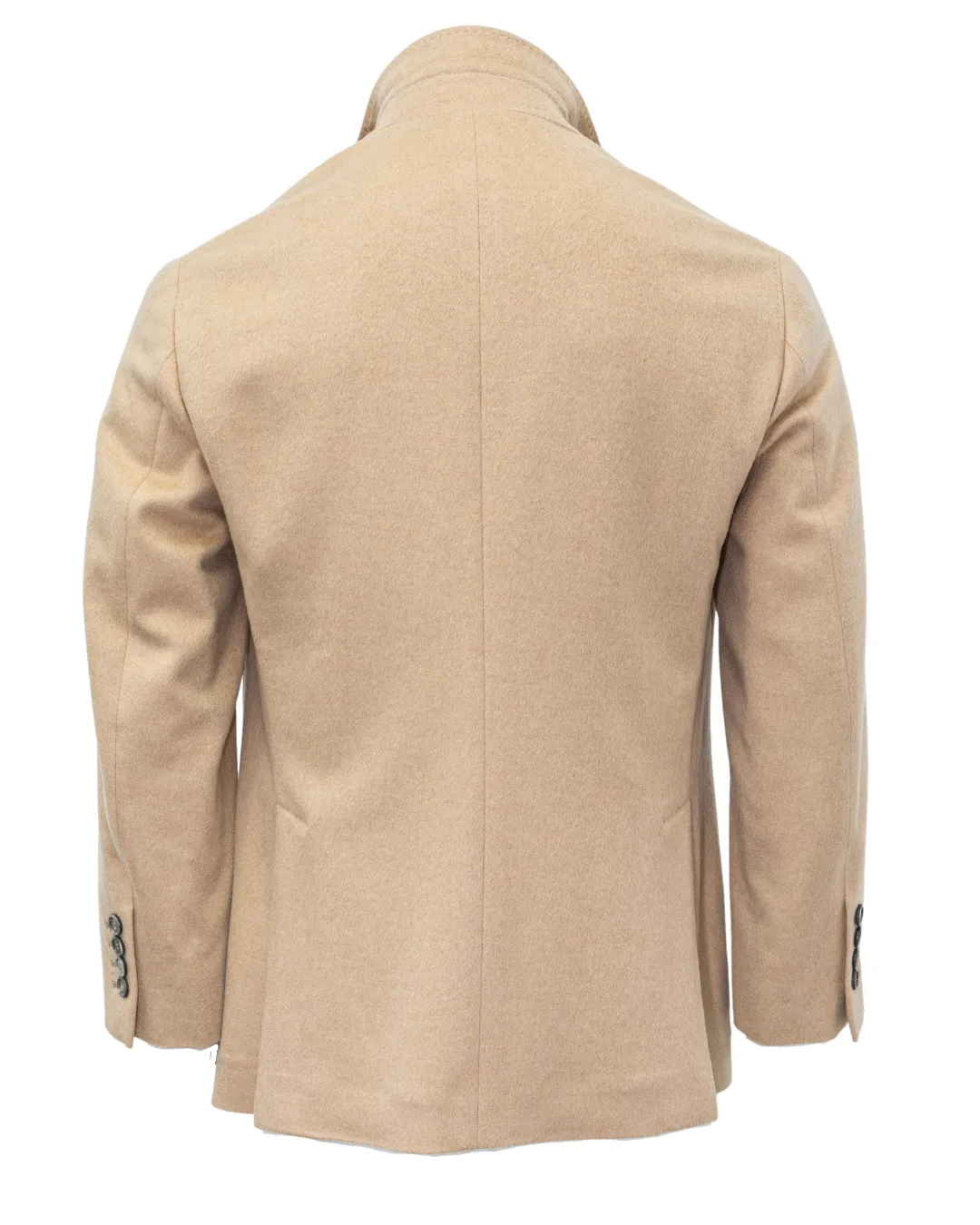 Brunello Cucinelli Mens New 80% Cashmere & 20% Lana Wool Beige Kaban
