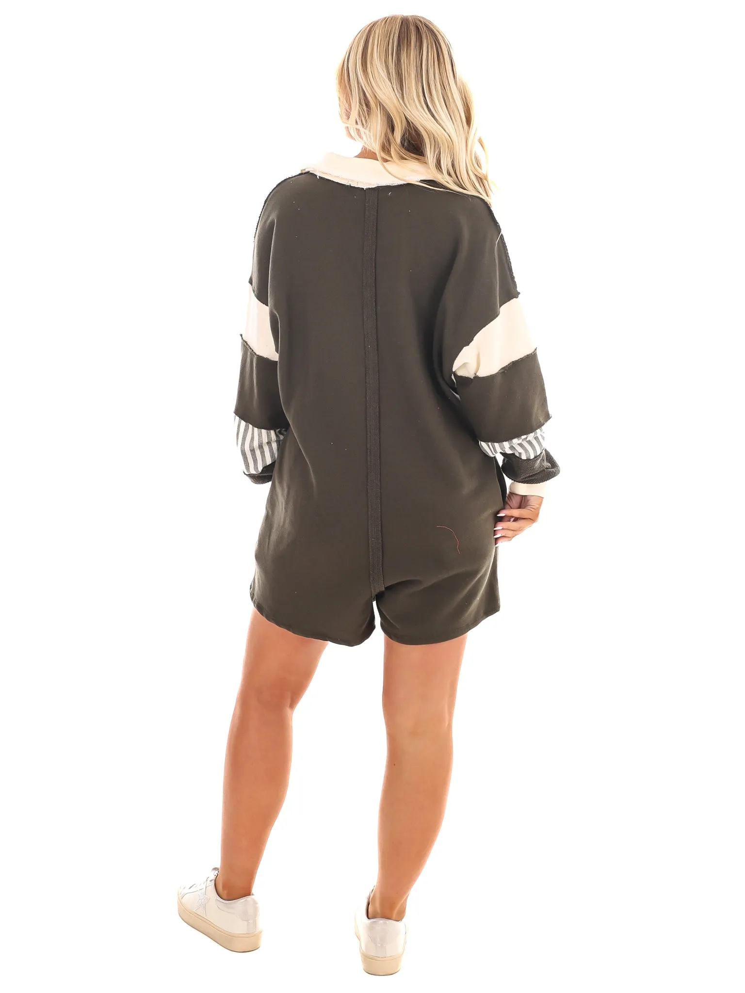 Can't Escape You Collared Romper
