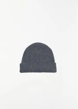 Cashmere Alex Beanie — Ash Grey