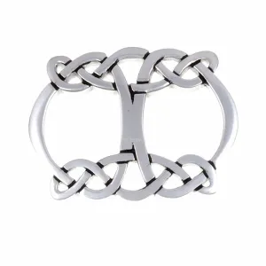 Celtic Knot Openwork Scarf Ring