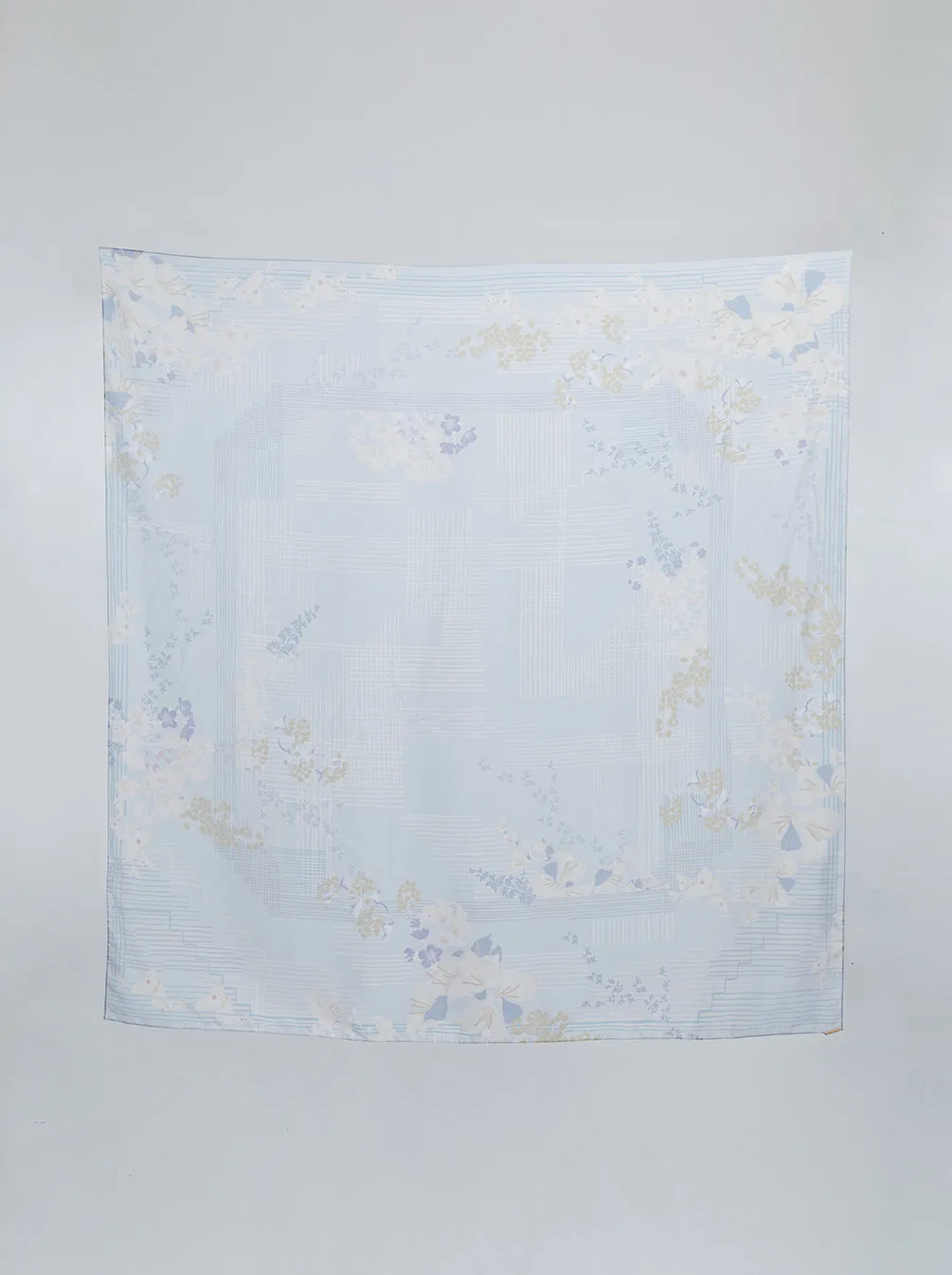 CHARAKA SCARF BLUE GRAY