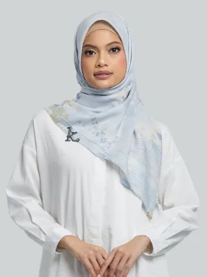 CHARAKA SCARF BLUE GRAY
