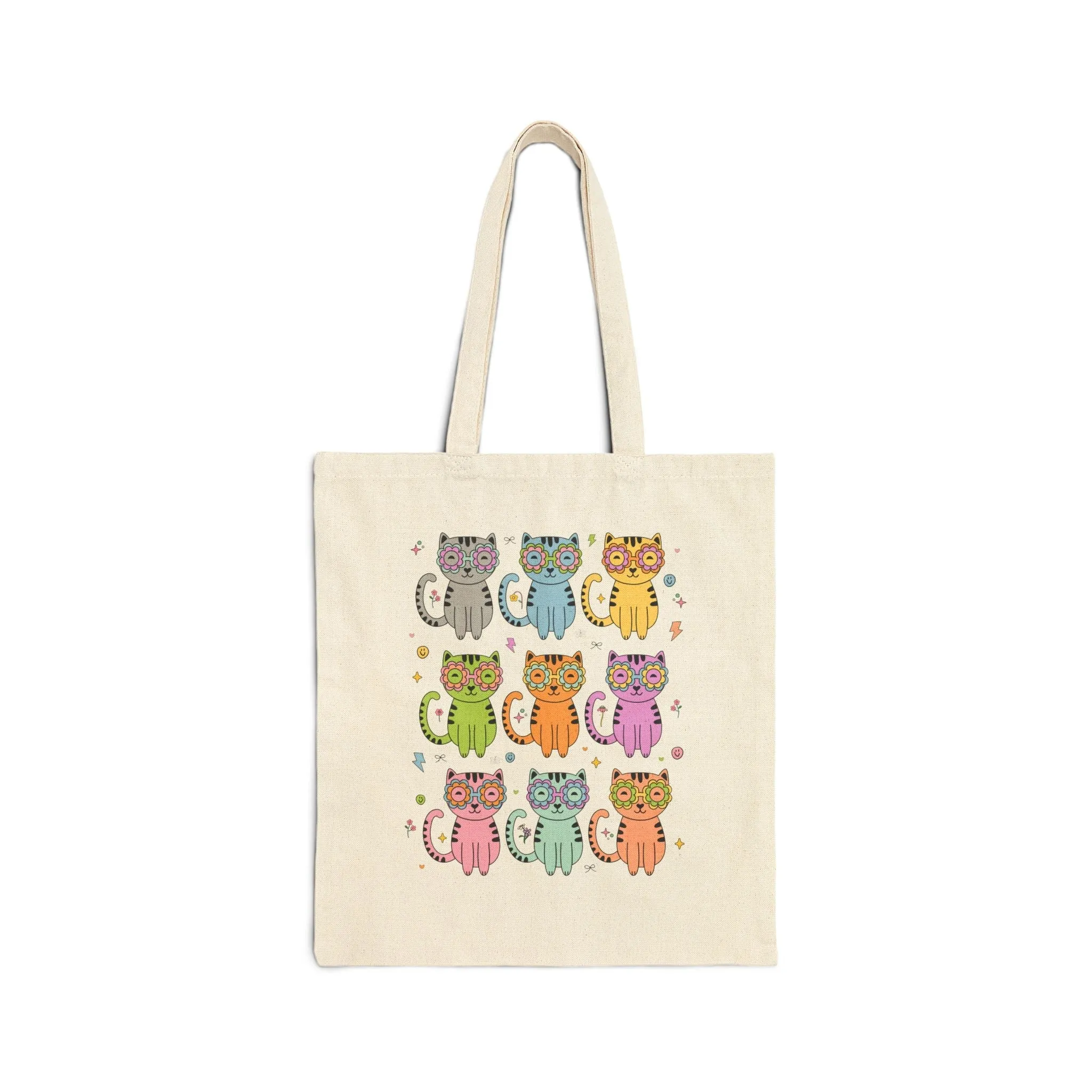 Colorful Cat Tote Bag