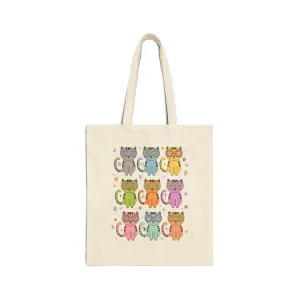 Colorful Cat Tote Bag