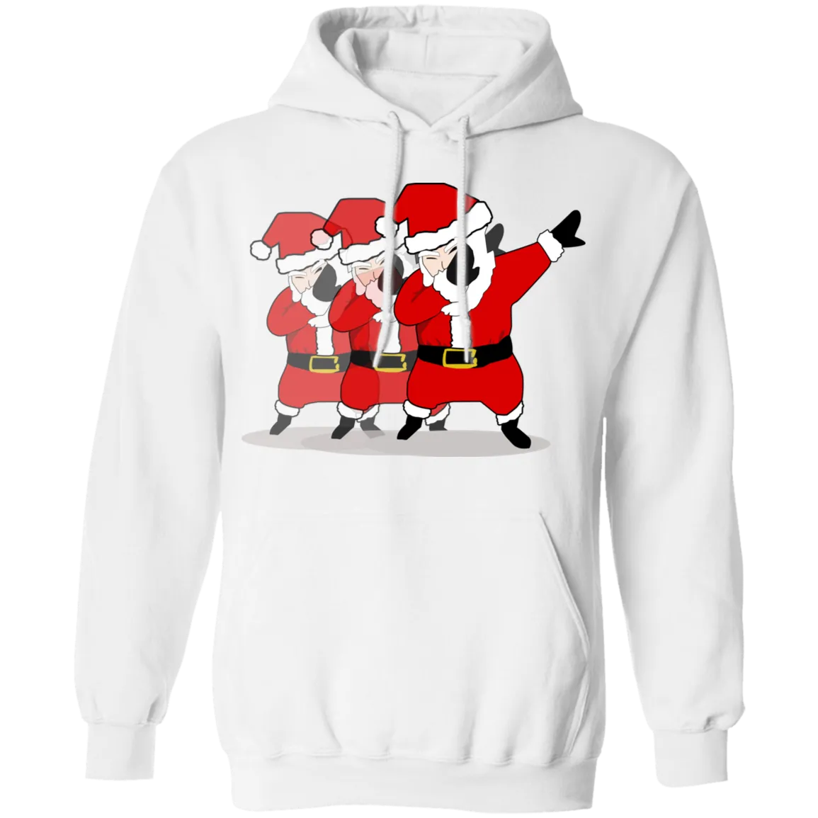 Cool Awesome Dabbing Santa Pullover Hoodie