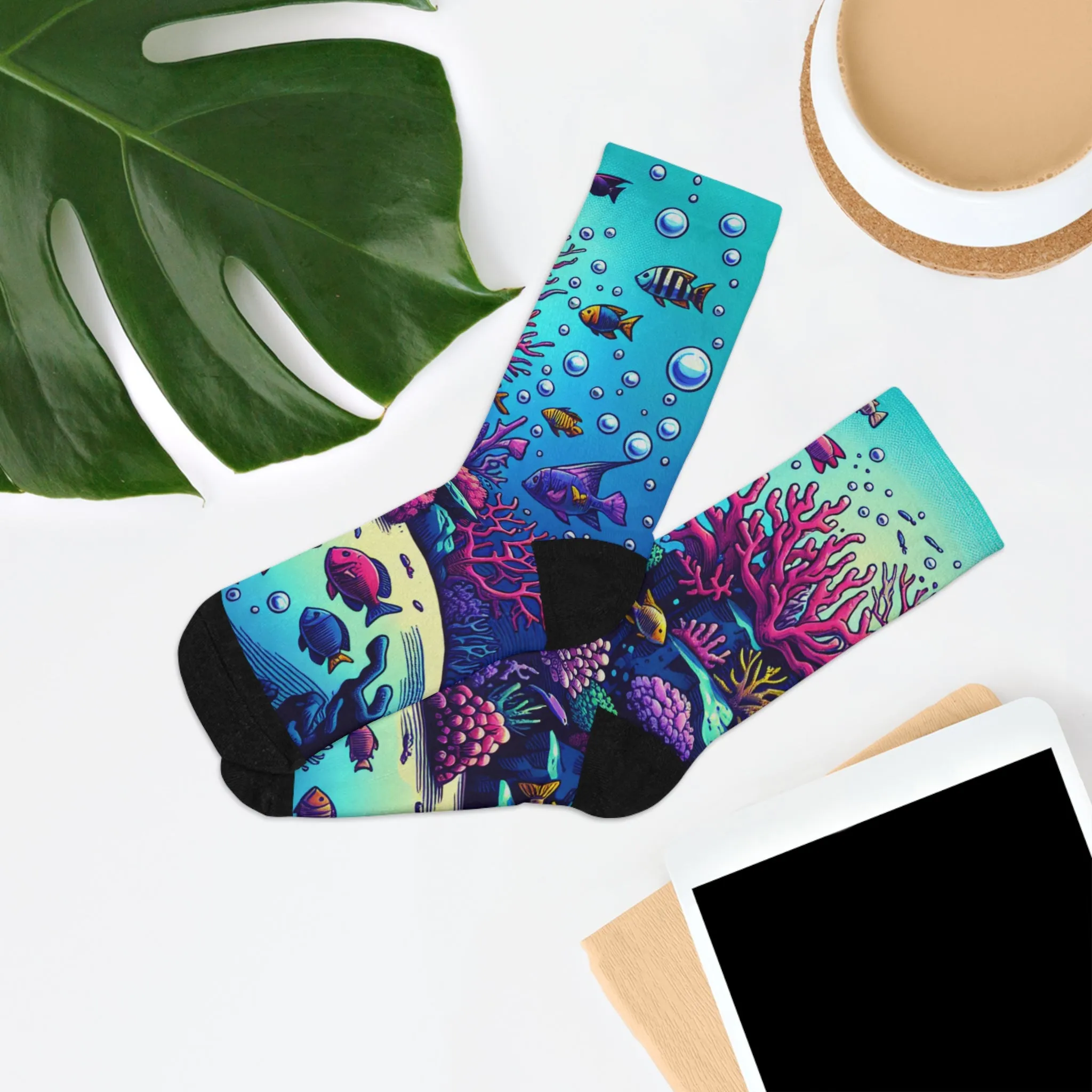 Coral Reef Socks - Eco-Friendly Fashion