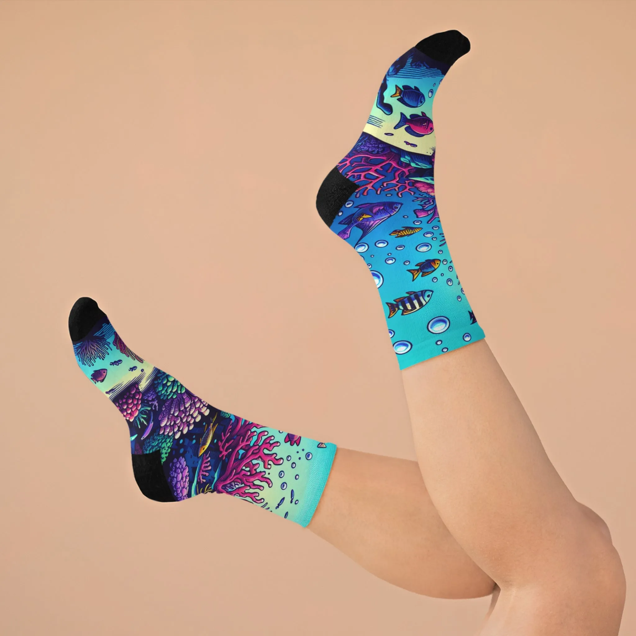 Coral Reef Socks - Eco-Friendly Fashion