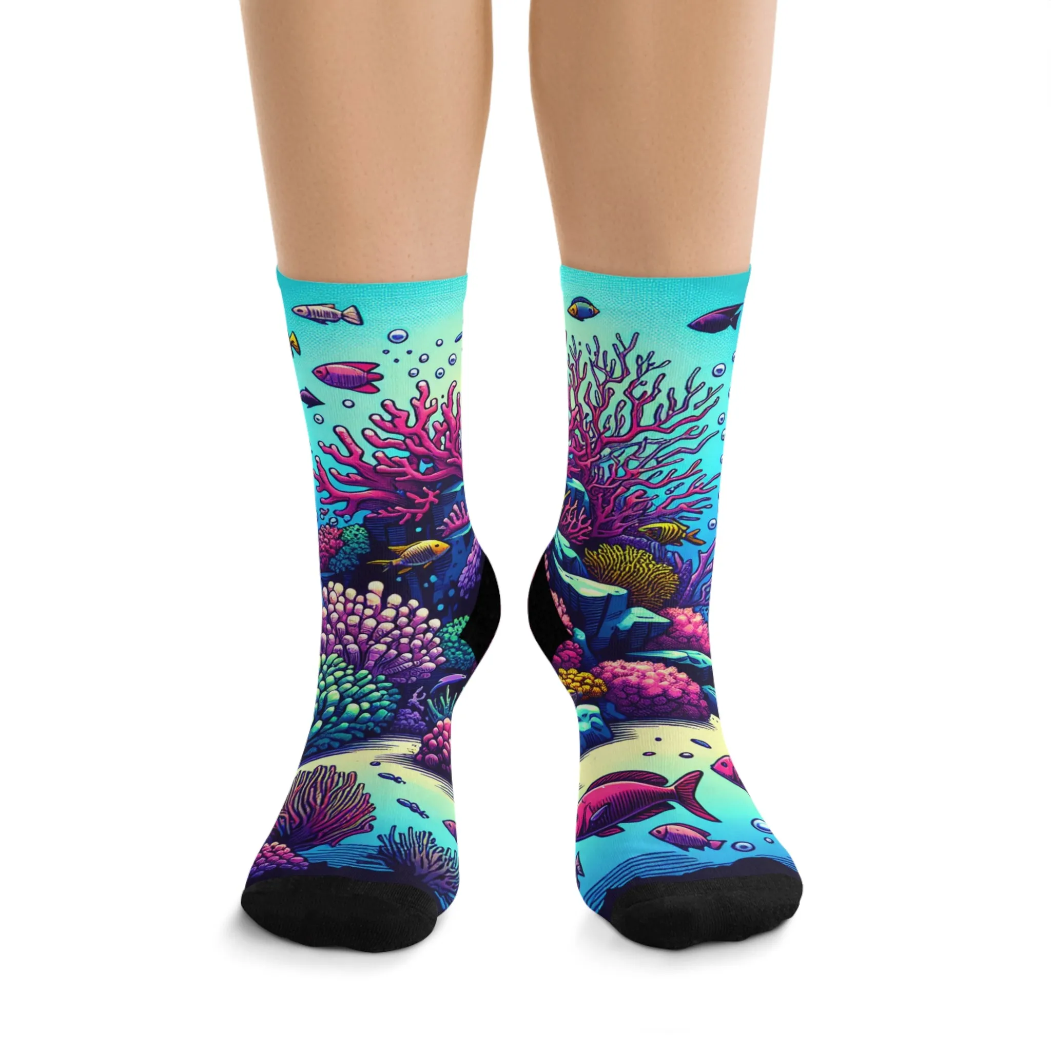 Coral Reef Socks - Eco-Friendly Fashion