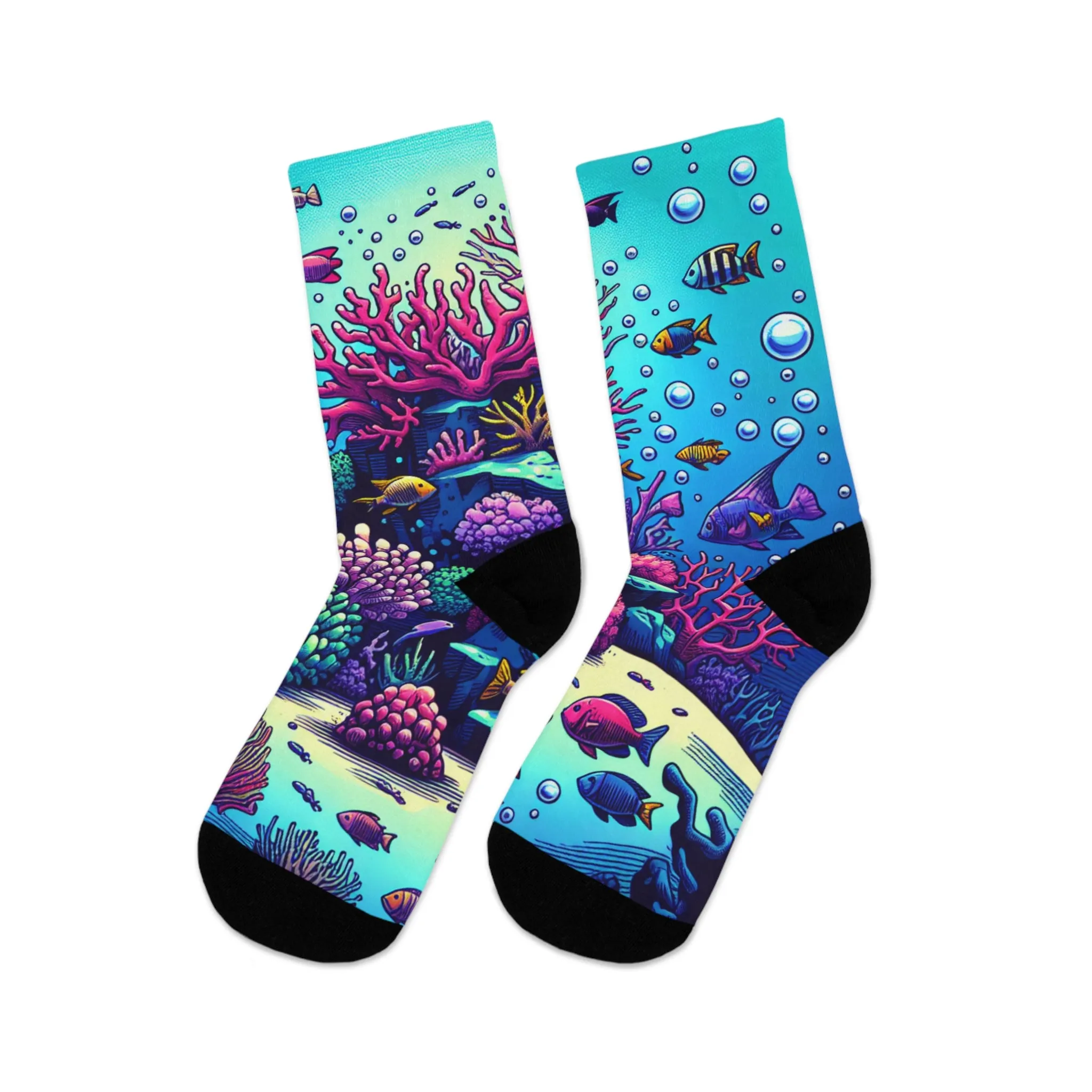 Coral Reef Socks - Eco-Friendly Fashion