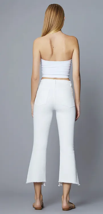 DL1961 Bridget Boot HR Crop Milk Fray
