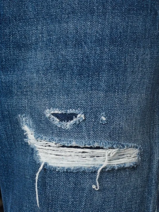 Dolce&amp;Gabbana   Distressed denim five pocket jeans 
