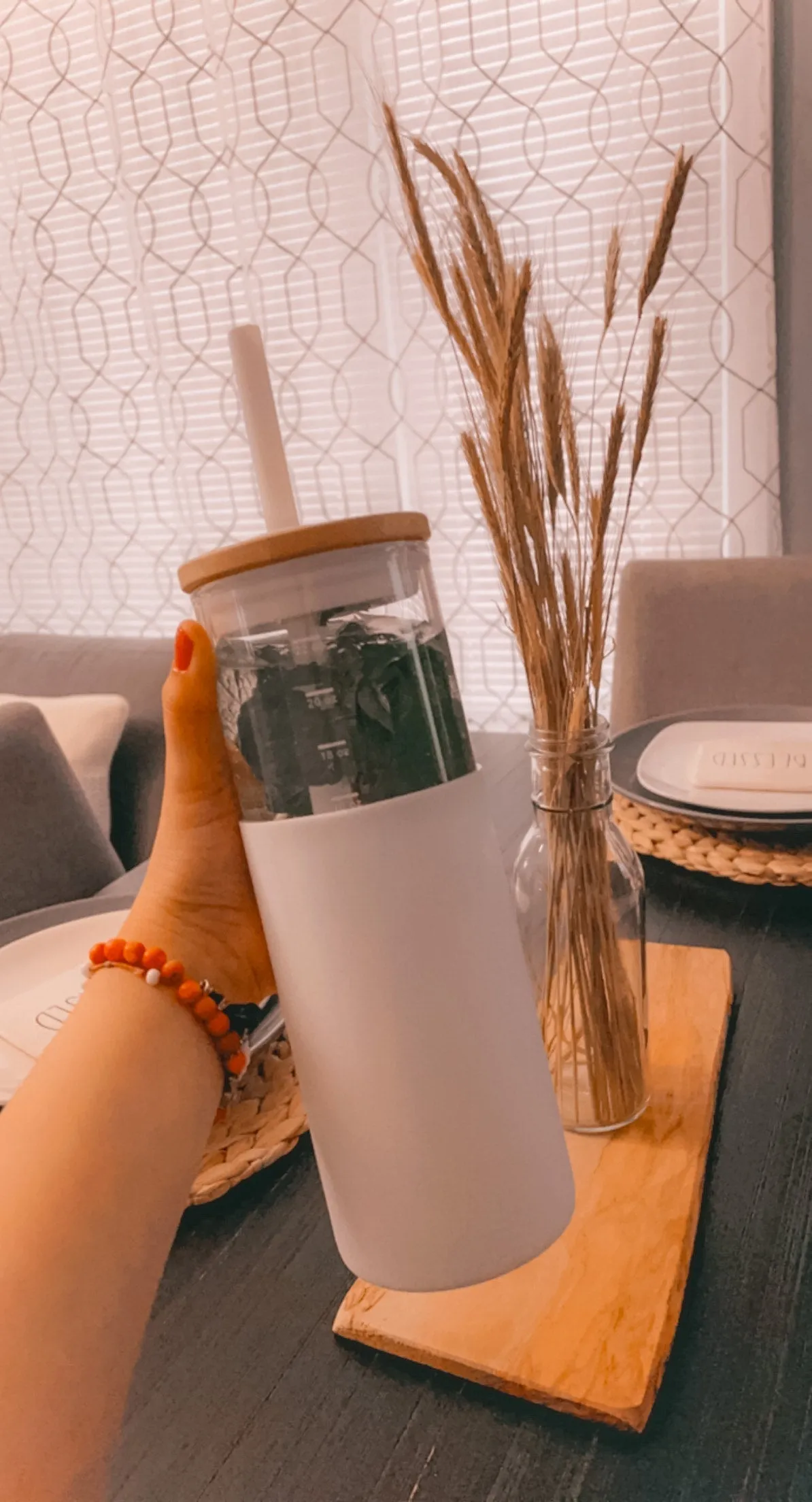 Eco-Friendly Glass Water Bottle
