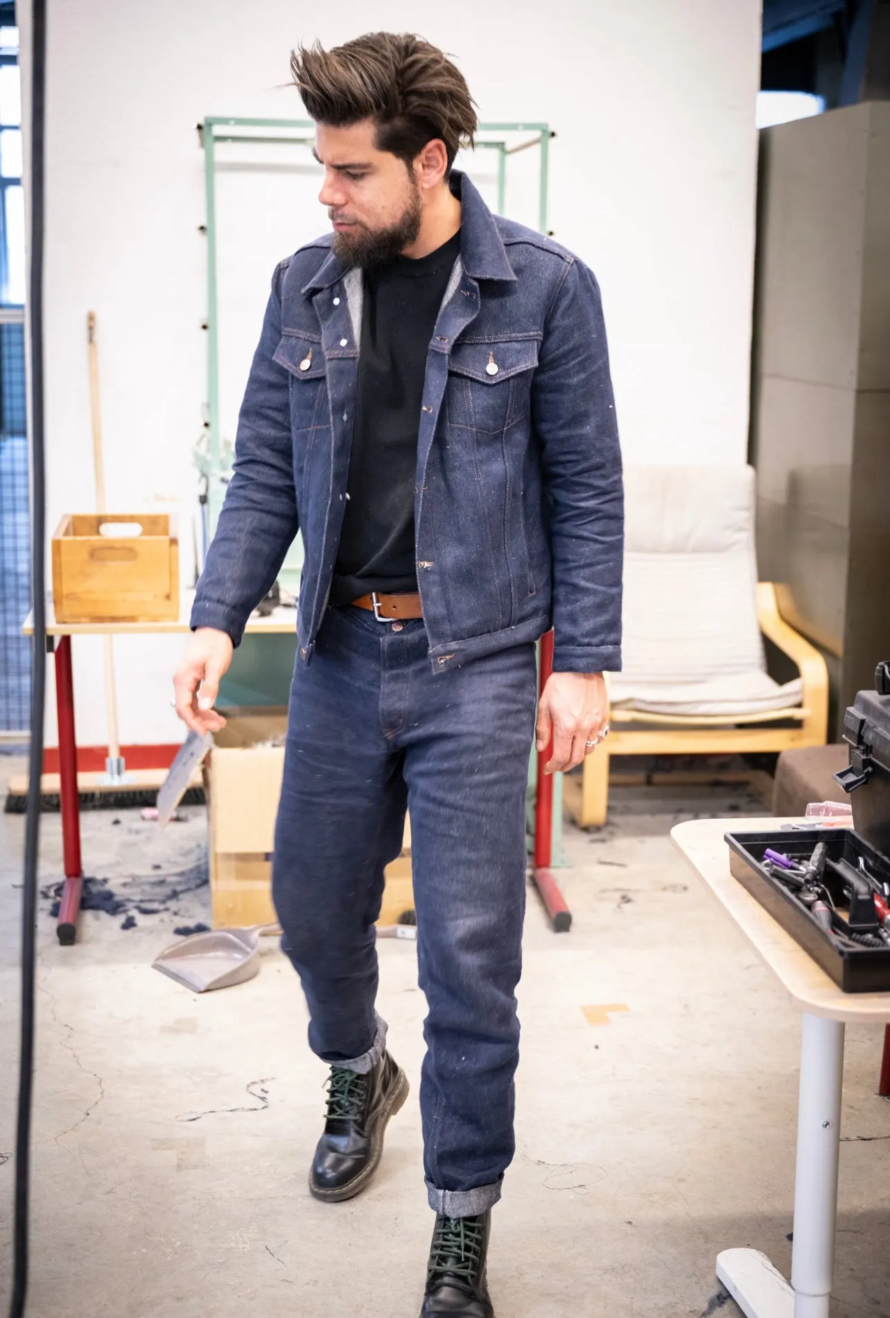 Eco-Friendly Unisex Jeans: Hemp & Organic Cotton Blend