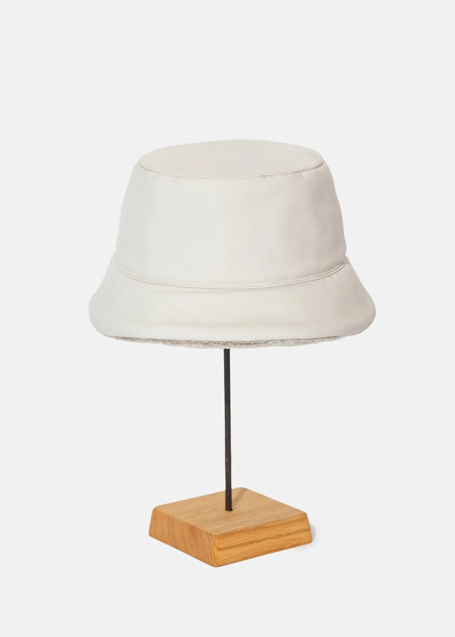 Eco Padded Hat in Light Grey