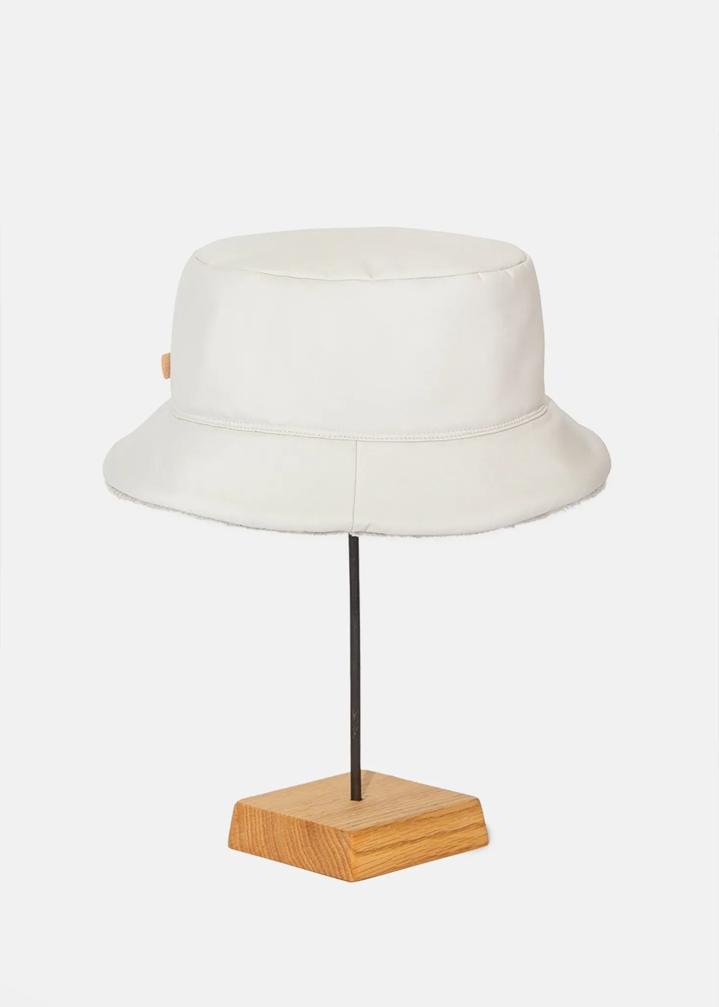 Eco Padded Hat in Light Grey