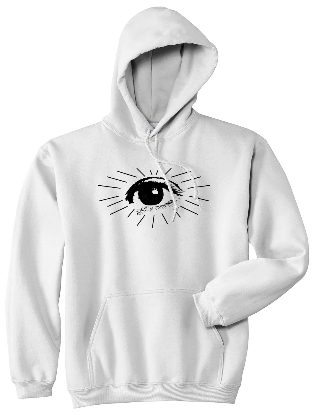 Eyeball Eyes Print Mens Pullover Hoodie
