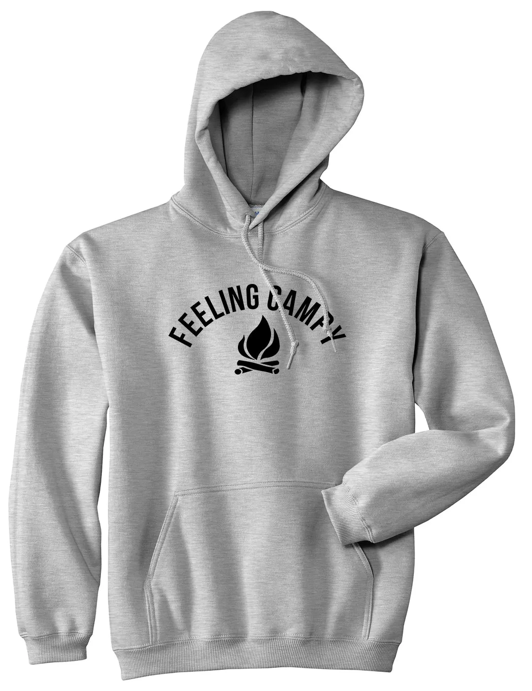 Feeling Campy Camp Fire Outdoor Mens Pullover Hoodie