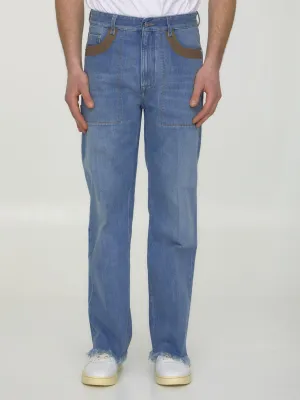 Fendi Blue Denim Jeans
