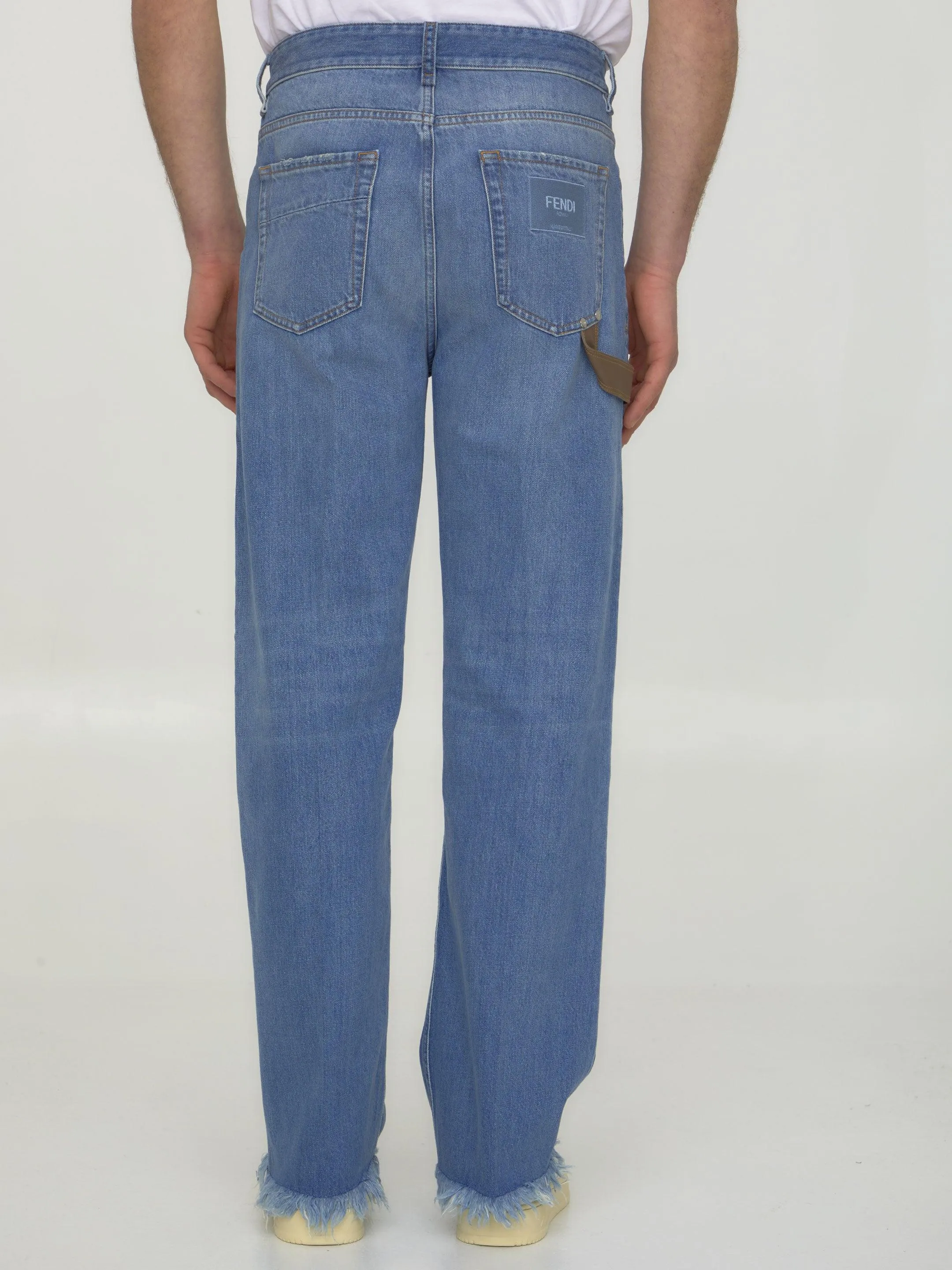 Fendi Blue Denim Jeans