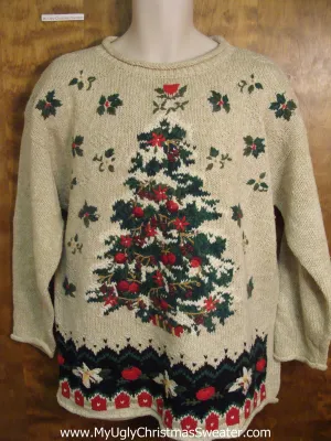Festive Tree Ugly Sweater for Xmas