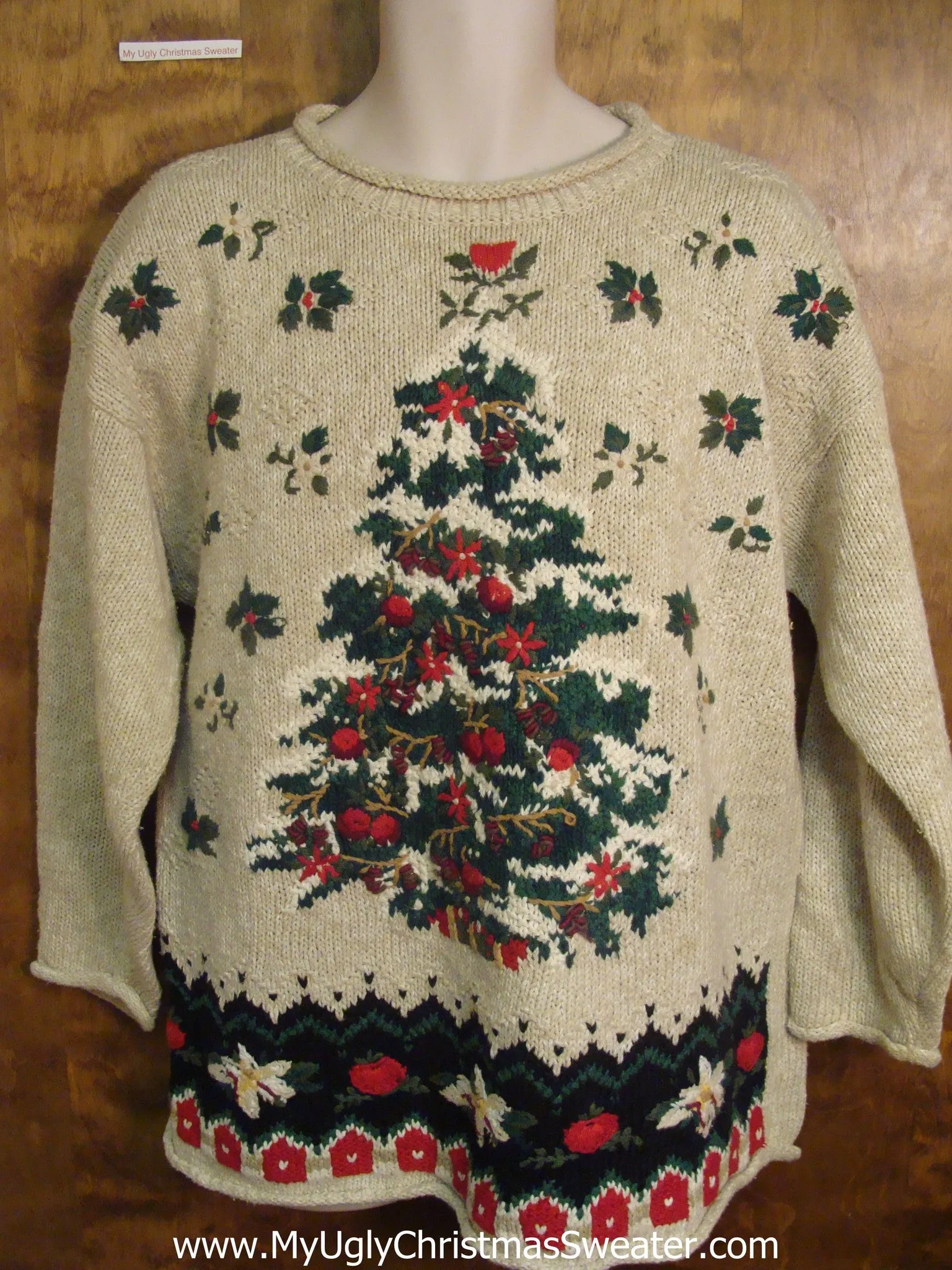 Festive Tree Ugly Sweater for Xmas