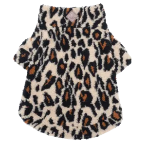 Fleece Pullover | Leopard Print