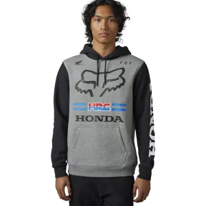 Fox Racing Honda Pullover Hoodie Heather Graphite Grey