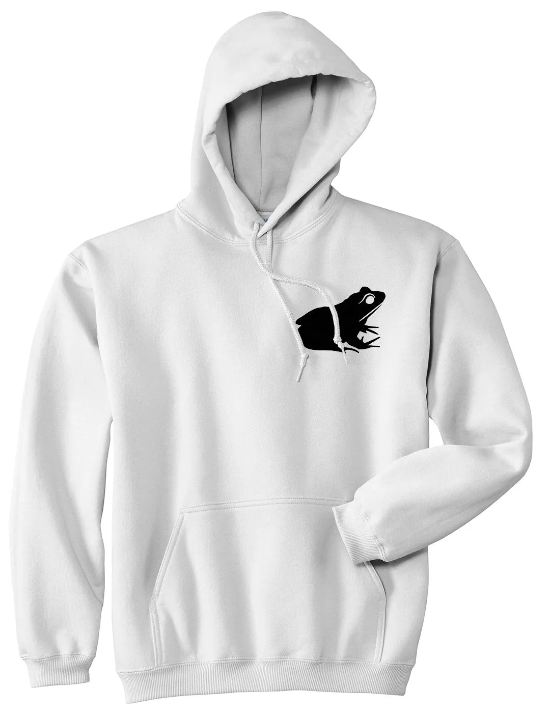 Frog Animal Chest Mens Pullover Hoodie