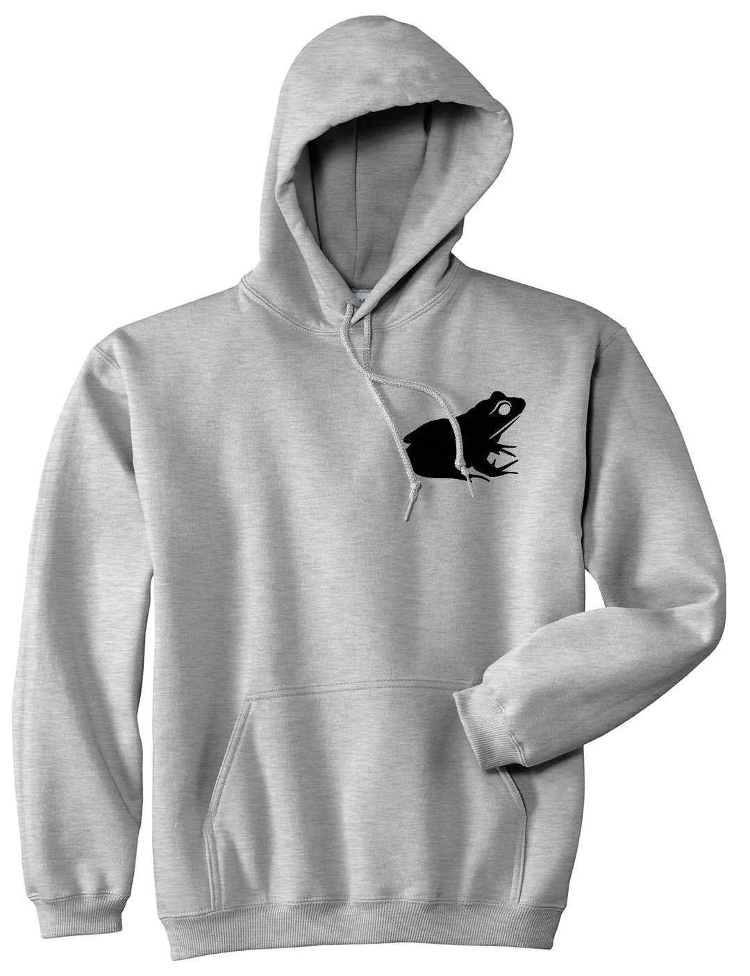 Frog Animal Chest Mens Pullover Hoodie