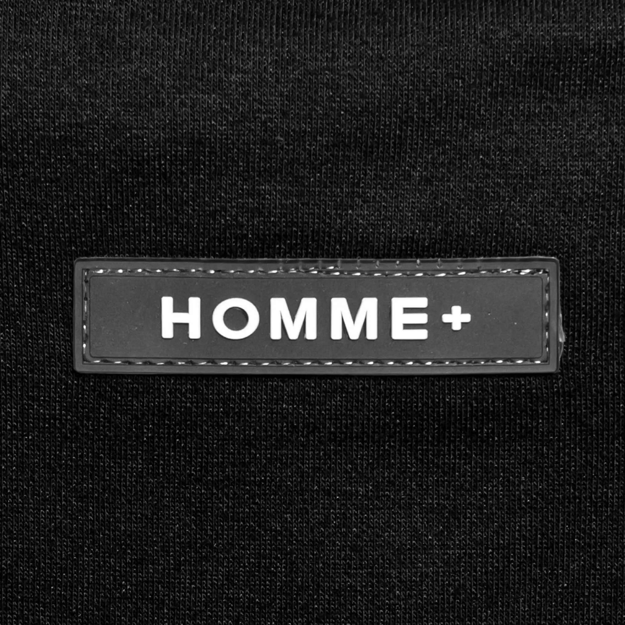 HOMME  'ESSENTIAL' By Homme Mockneck Black