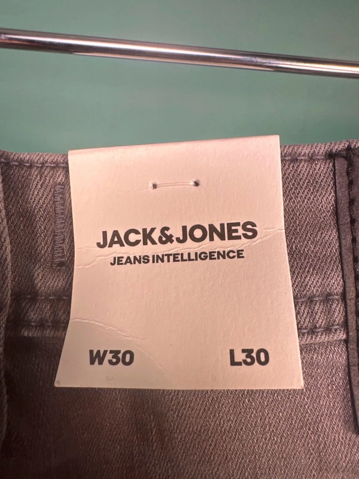 Jack & Jones Grey Denim Jeans W30 L30